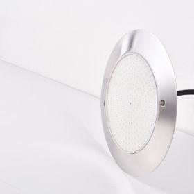 Outdoor Landscape Ultra-thin Led Stainless Steel Swimming Pool Light (Option: Warm White-12W)