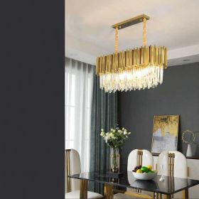 Chandelier Crystal Whole House Package Combination Living Room (Option: The length is 150CM-With three color dimming)