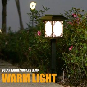 Outdoor Waterproof Solar LED Lights Decorate Garden Passages (Option: Warm light-2PCS)